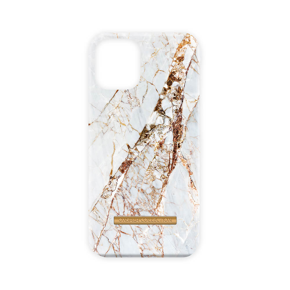 onsala-onsala-collection-mobilskal-soft White Rhino Marble iPhone 12 Mini